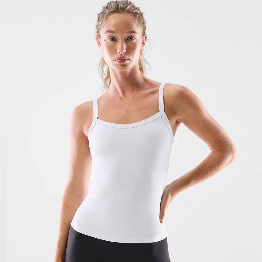 Women's White Aritzia Golden Butter tank top